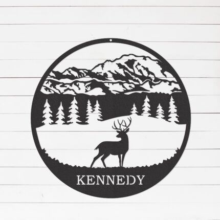 Custom Deer Sign | Cabin Sign | Cabin Decor | Outdoor Sign | Hunting Sign | Camping Sign | Father's Day Gift | Hunter's Gift | Gifts For Him